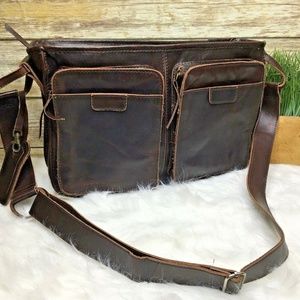 Old Gringo Flight Bag Brown Leather Crossbody